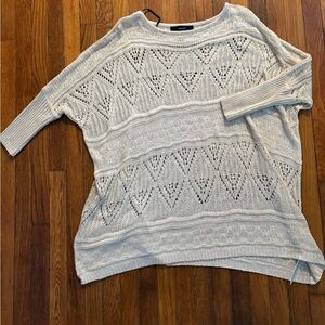 Forever 21 Light Gray Knit Sweater